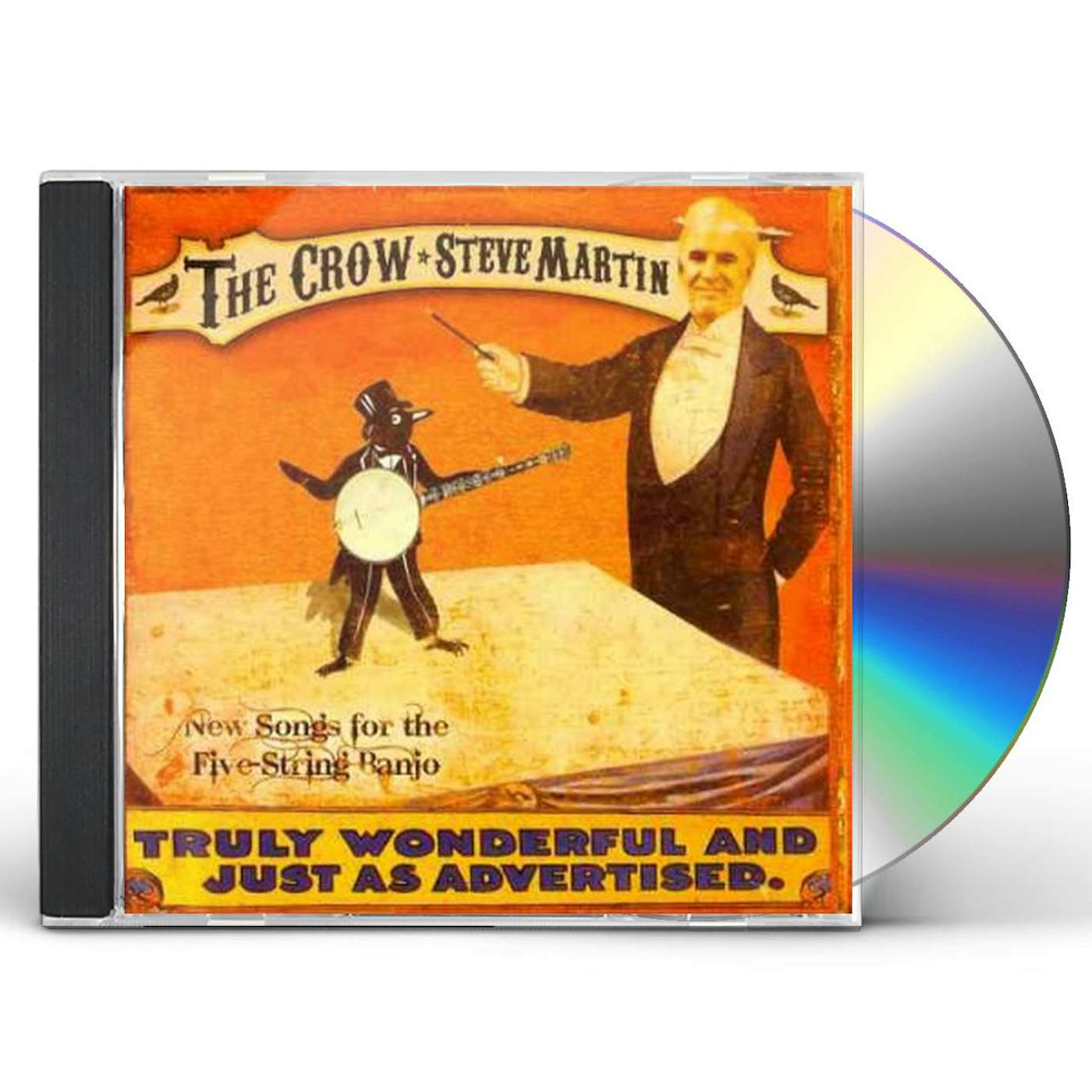 Steve Martin CROW: NEW SONGS FOR THE FIVE STRING BANJO CD