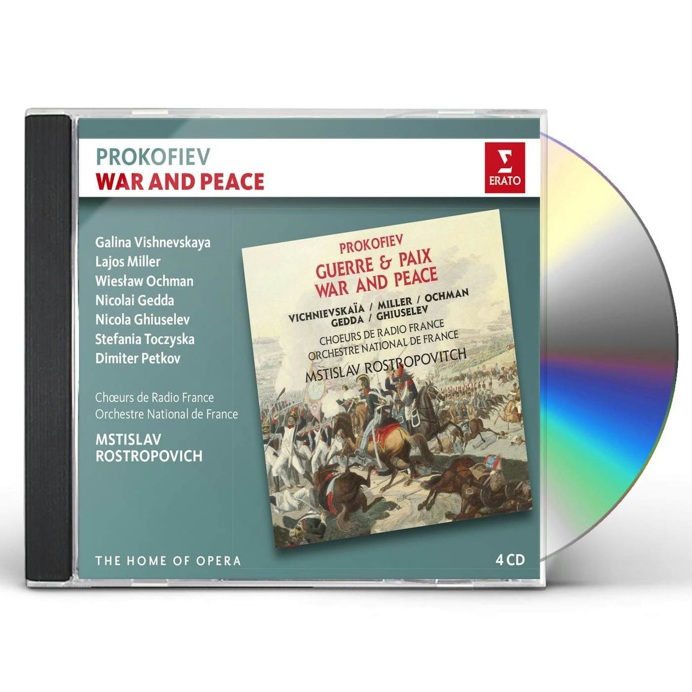 Mstislav Rostropovich PROKOFIEV: WAR & PEACE CD