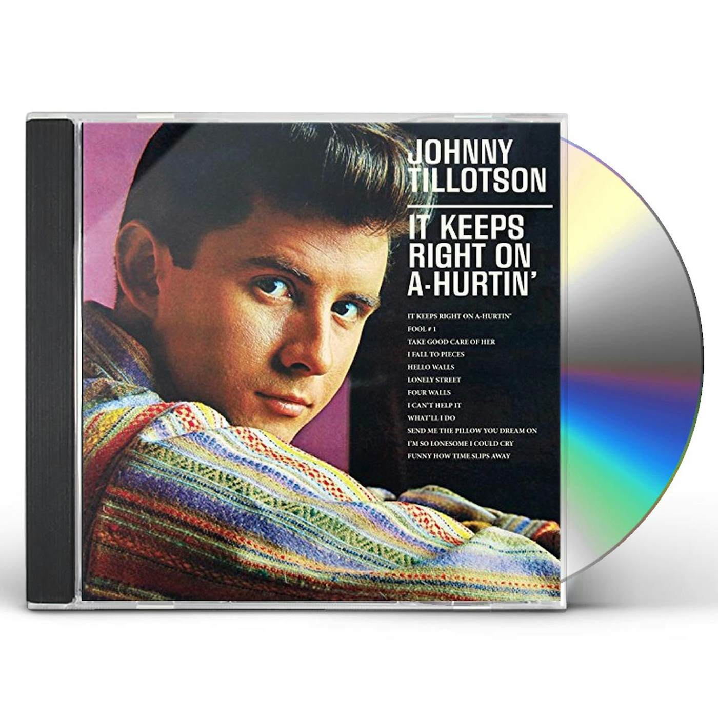 Johnny Tillotson IT KEEPS RIGHT ON A-HURTIN CD