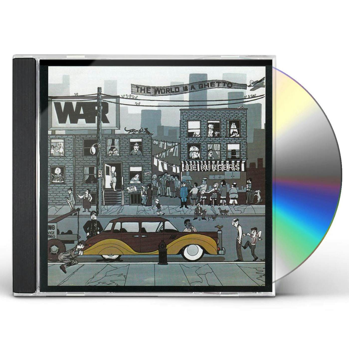 War WORLD IS A GHETTO CD