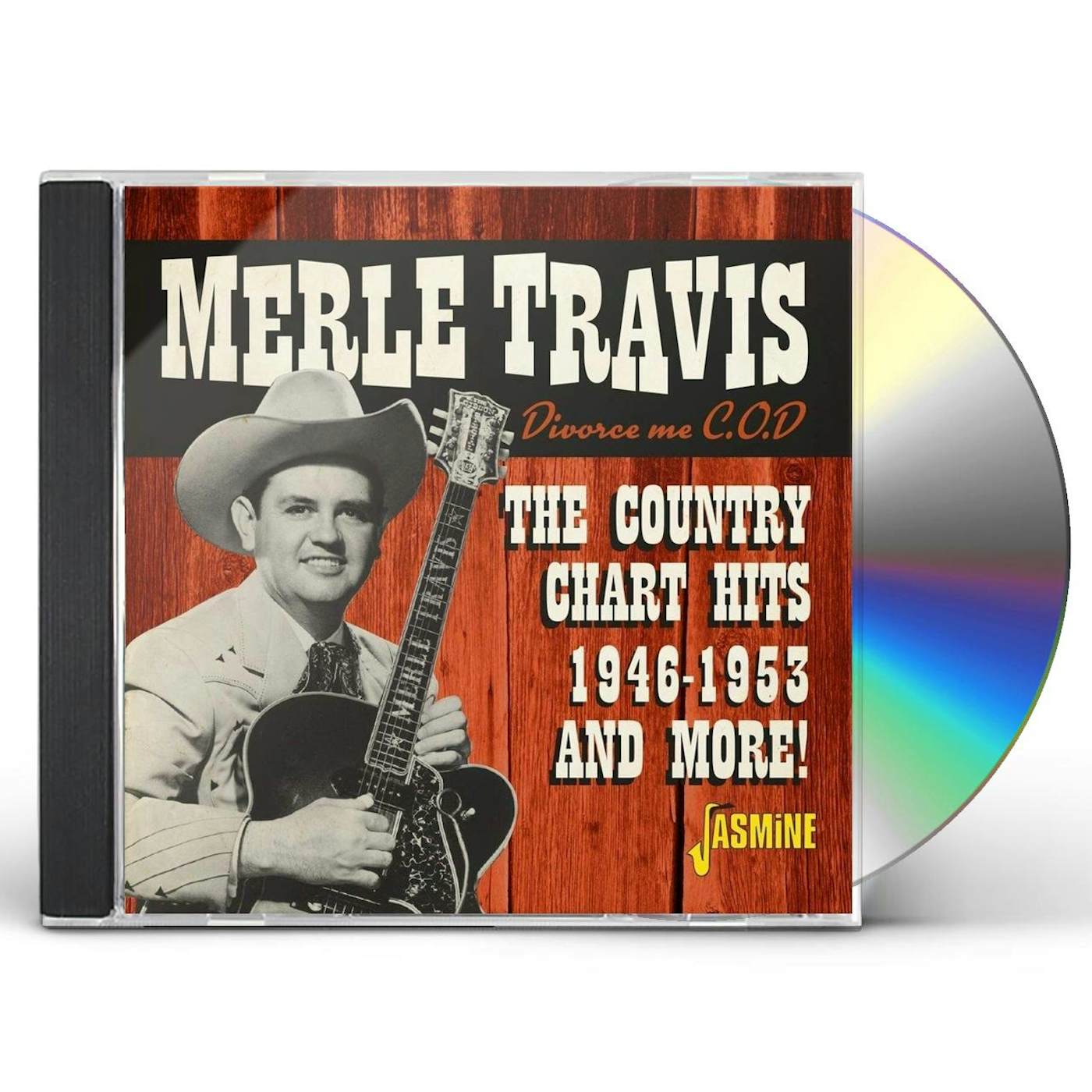 Merle Travis DIVORCE ME C.O.D. THE COUNTRY CHART HITS 1946-1953 CD
