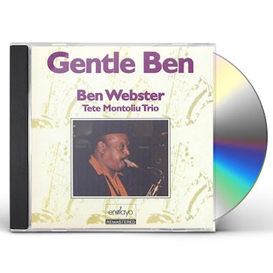 Ben Webster GENTLE BEN WITH TETE MONTOLIU TRIO CD