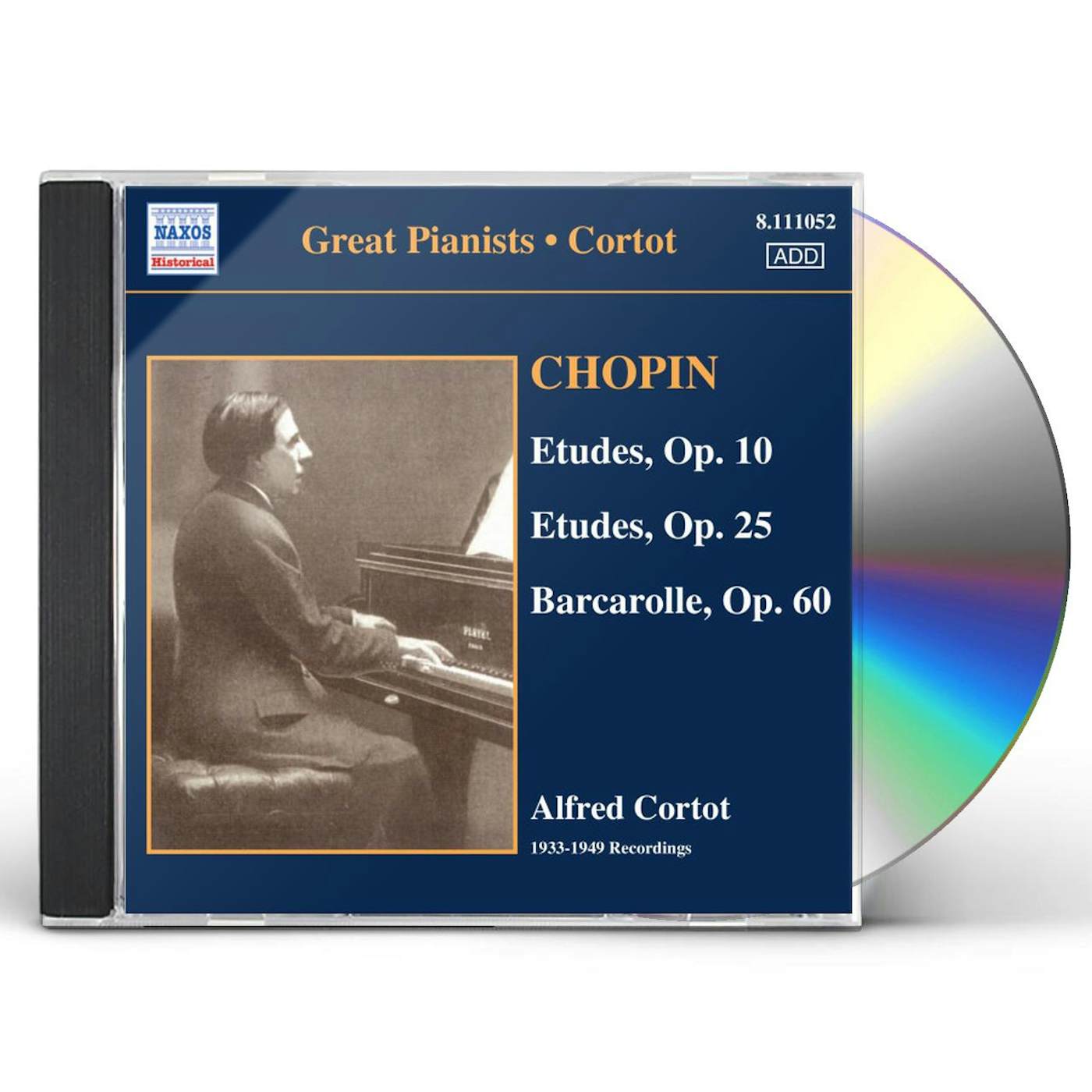 Frédéric Chopin GREAT PIANISTS - CORTOT V CD