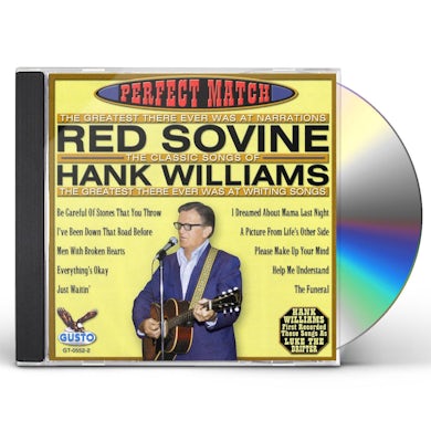 Red Sovine PERFECT MATCH-SONGS OF HANK WILLIAMS CD