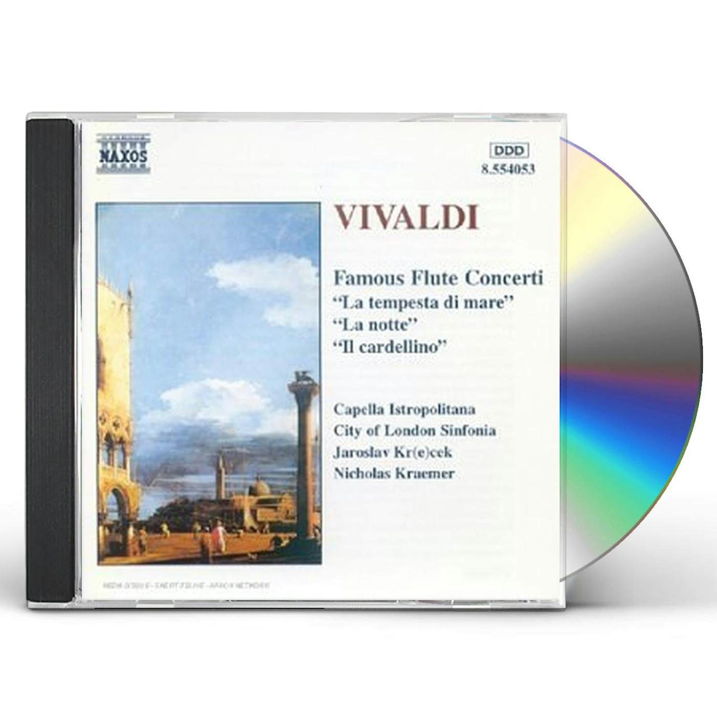 Antonio Vivaldi FAMOUS FLUTE CONCERTOS CD
