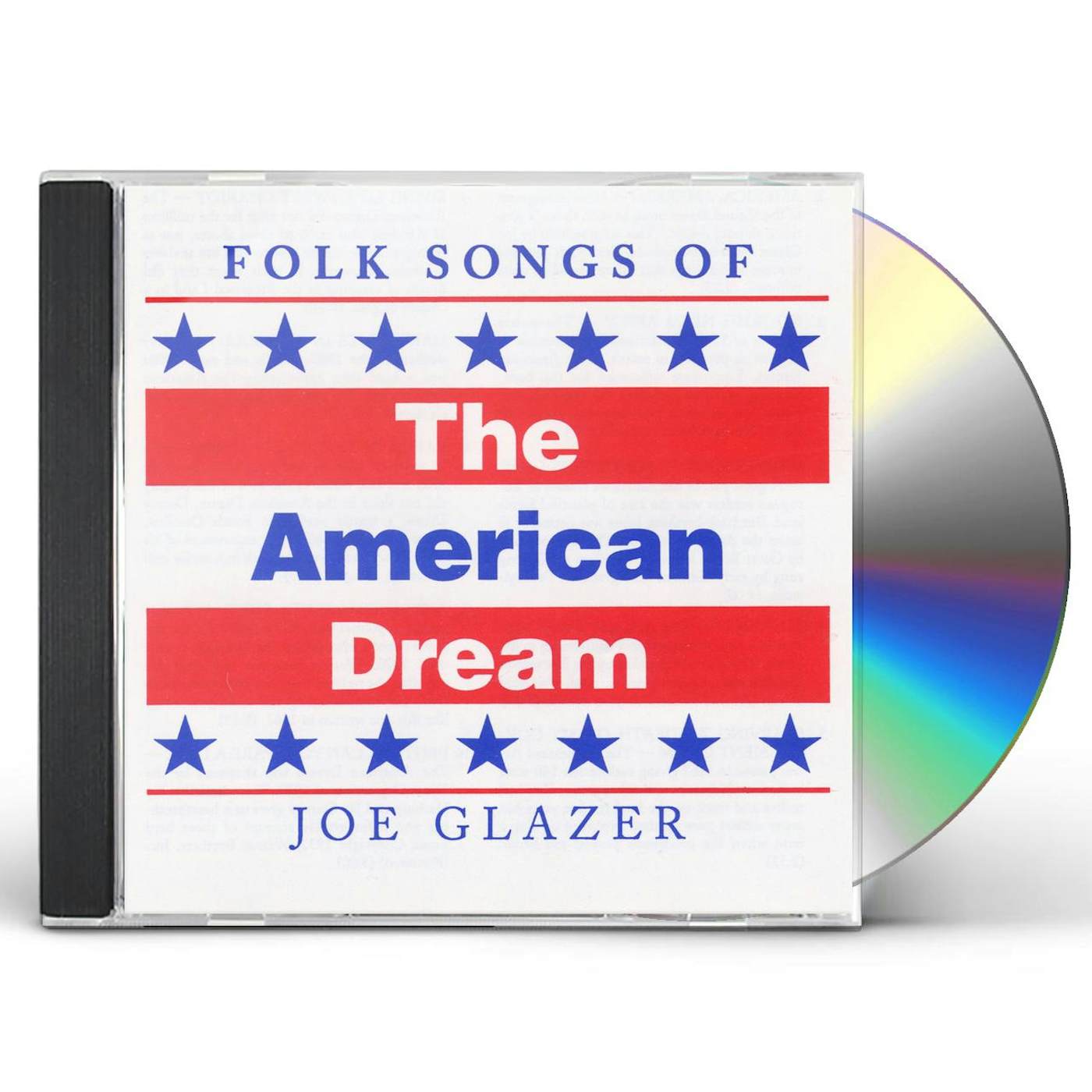 Joe Glazer FOLK SONGS OF THE AMERICAN DREAM CD