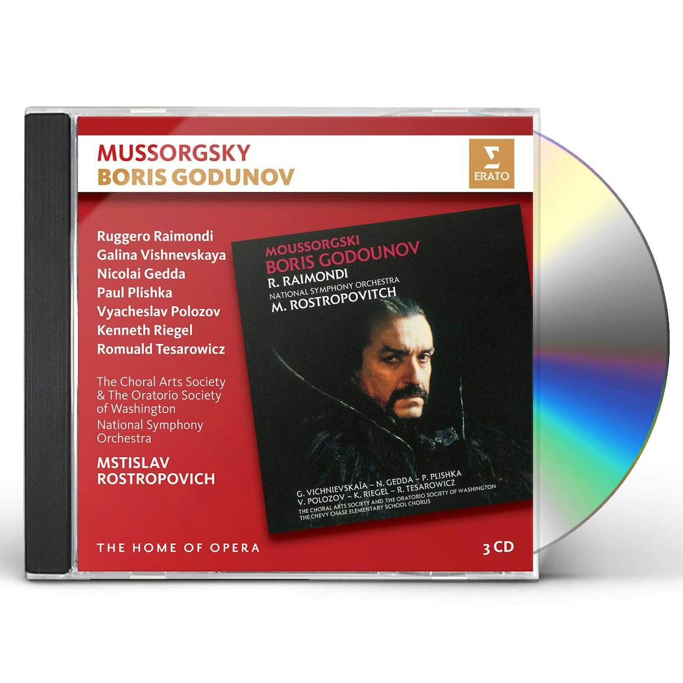 Mstislav Rostropovich MUSSORGSKY: BORIS GODUNOV CD