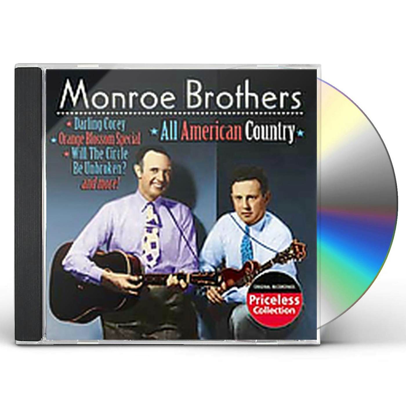 The Monroe Brothers ALL AMERICAN COUNTRY CD