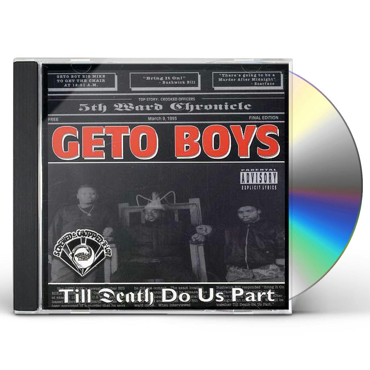 Geto Boys DEATH DO US PART CD