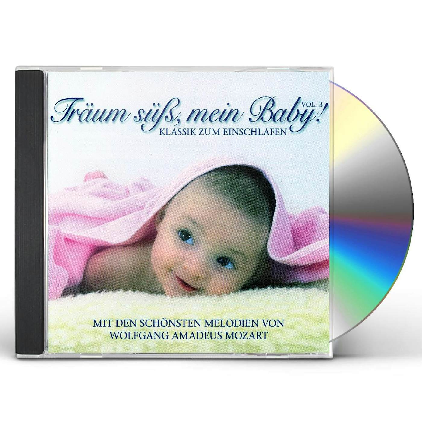 W.A. Mozart TRAUM SUB MEIN BABYKLASSIK ZUM EINSCHLAFEN 3 CD