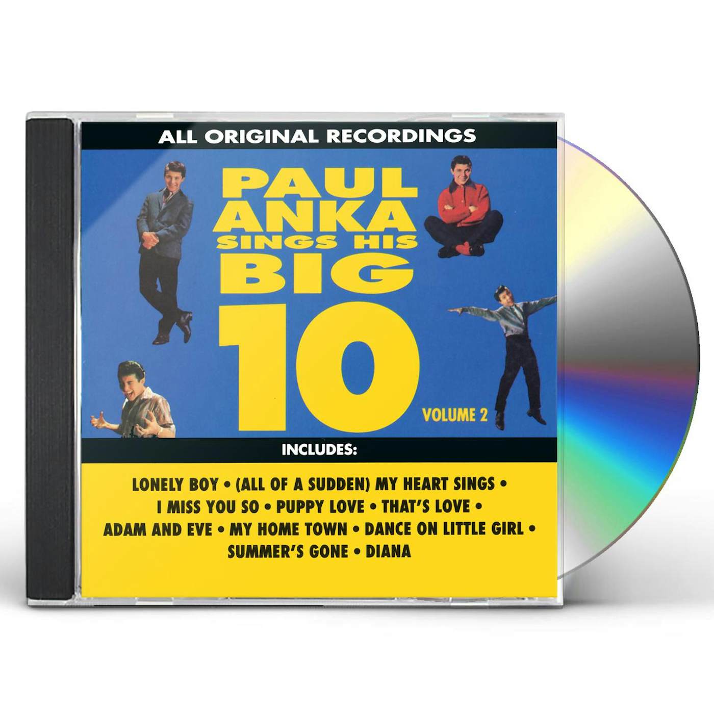 Paul Anka SINGS HIS BIG TEN 2 CD