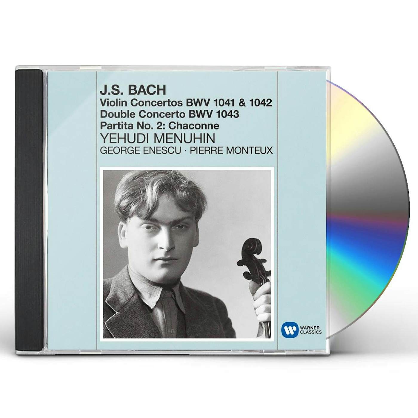 Yehudi Menuhin BACH: VIOLIN CONCERTOS - CHACONNE CD