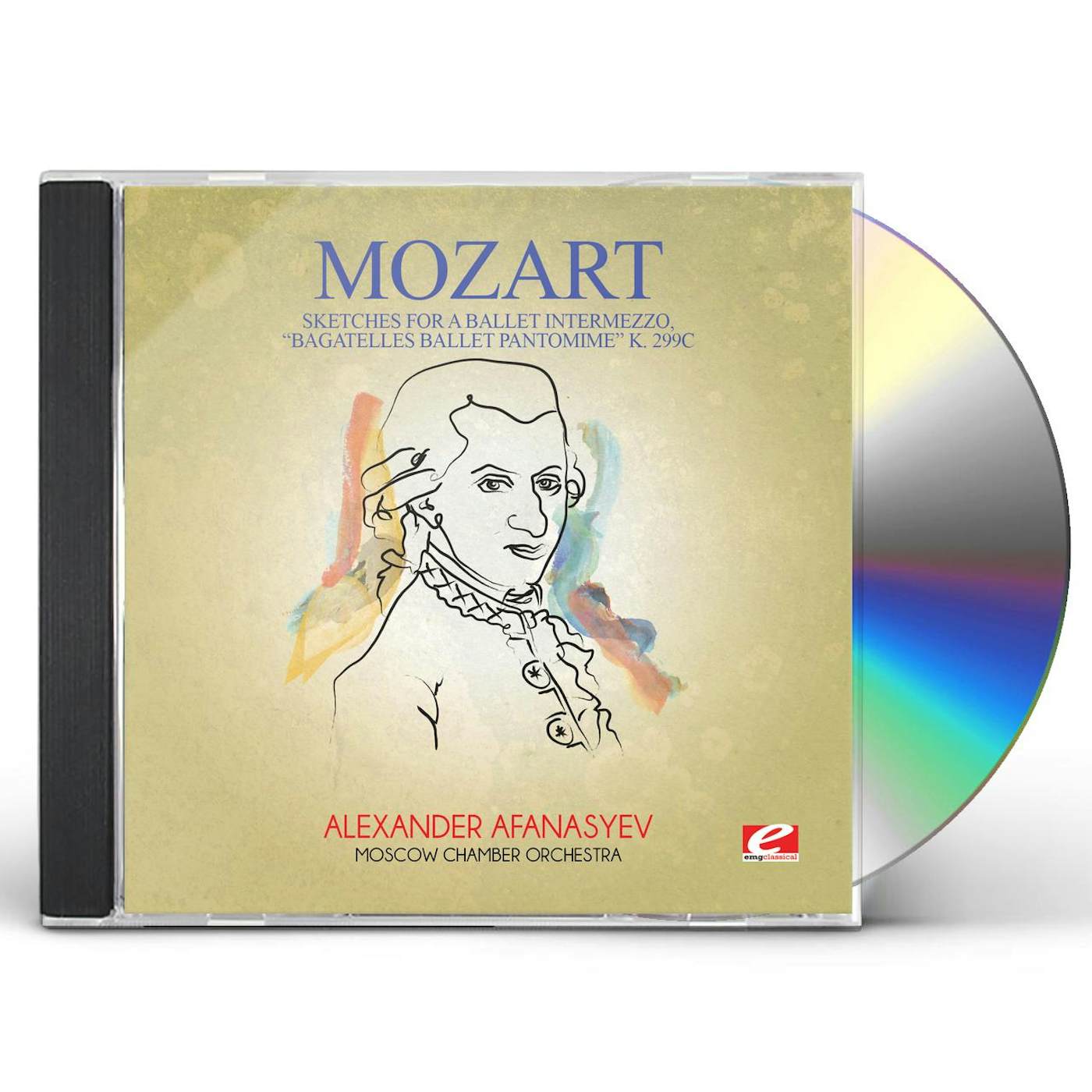 Wolfgang Amadeus Mozart SKETCHES FOR A BALLET INTERMEZZO BAGATELLES BALLET CD