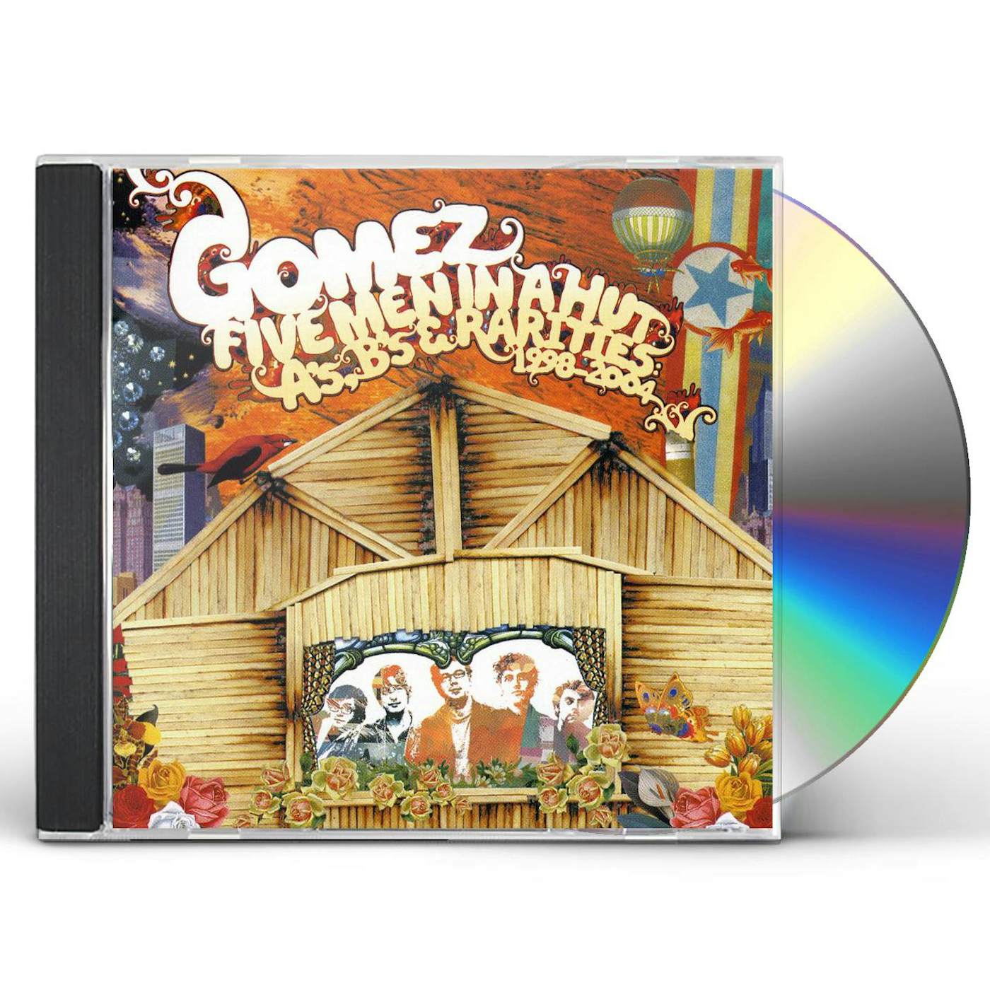Gomez FIVE MEN IN A HUT (SINGLES 1998-2004) CD