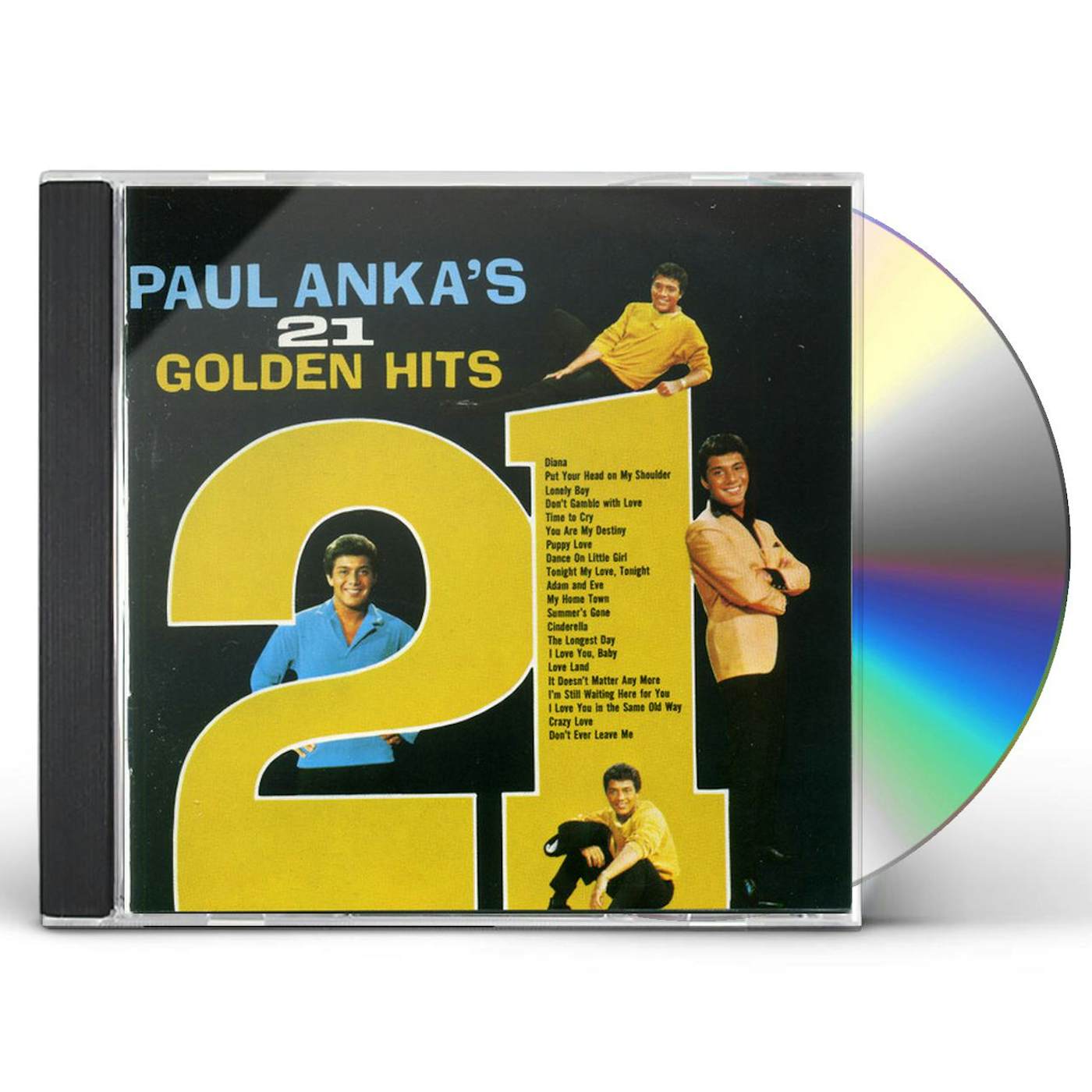 Paul Anka 21 GOLDEN HITS CD