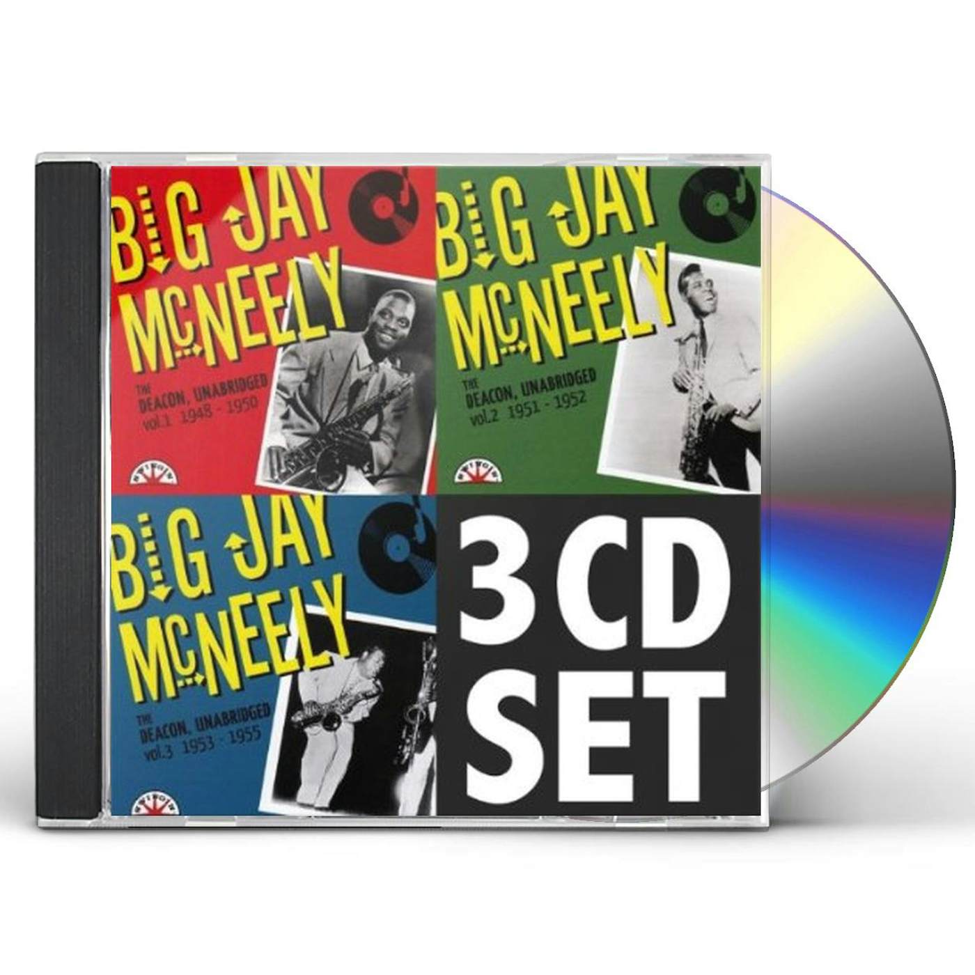 Big Jay McNeely THE DEACON UNABRIDGED 1948-1955 3CD SET CD