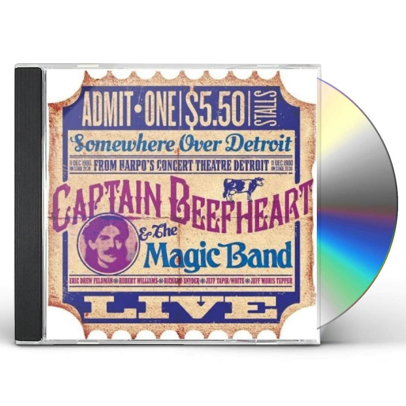Captain Beefheart & His Magic Band HARPOS DETROIT DEC 11TH 1980 CD