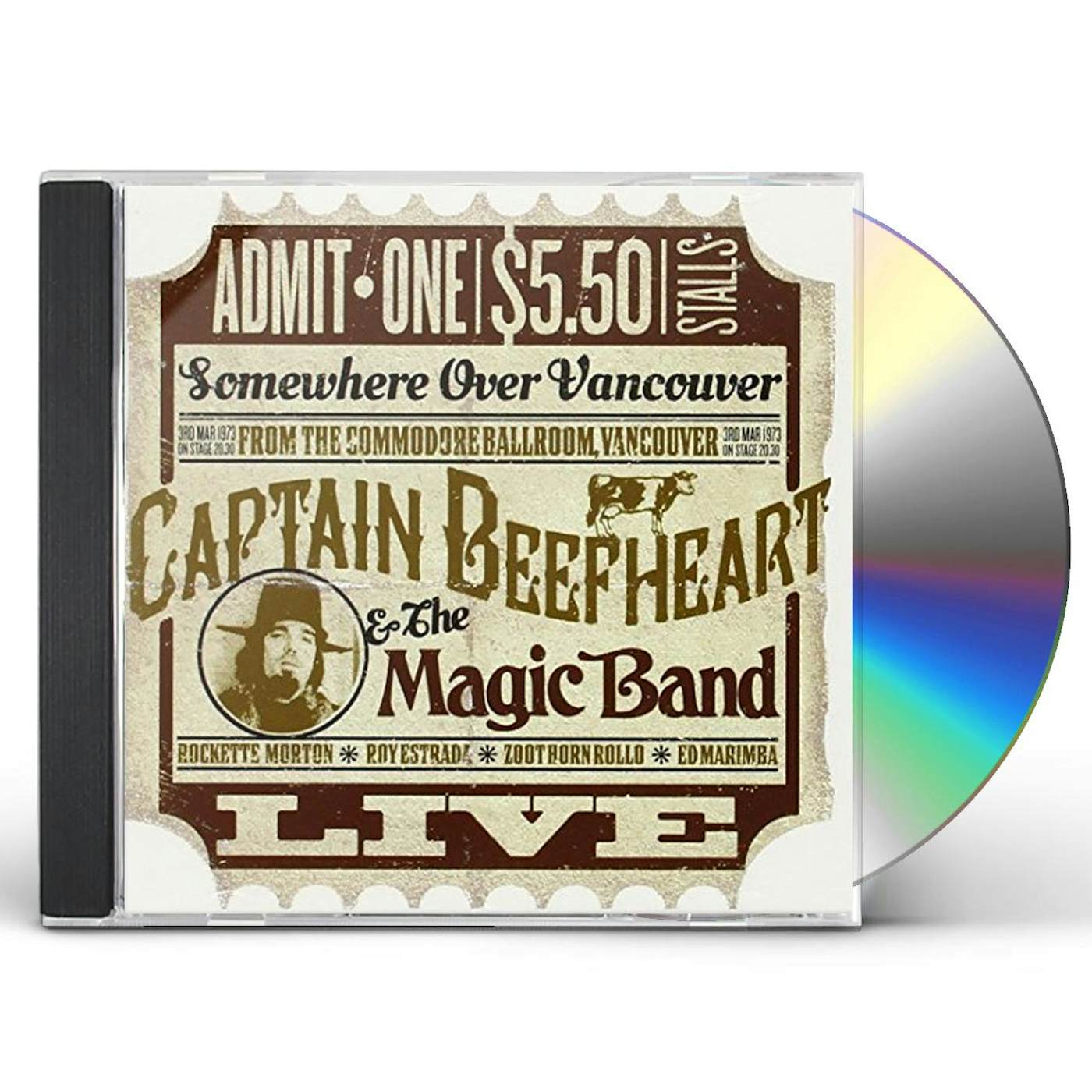Captain Beefheart & His Magic Band COMMODORE BALLROOM VANCOUVER 1973 CD