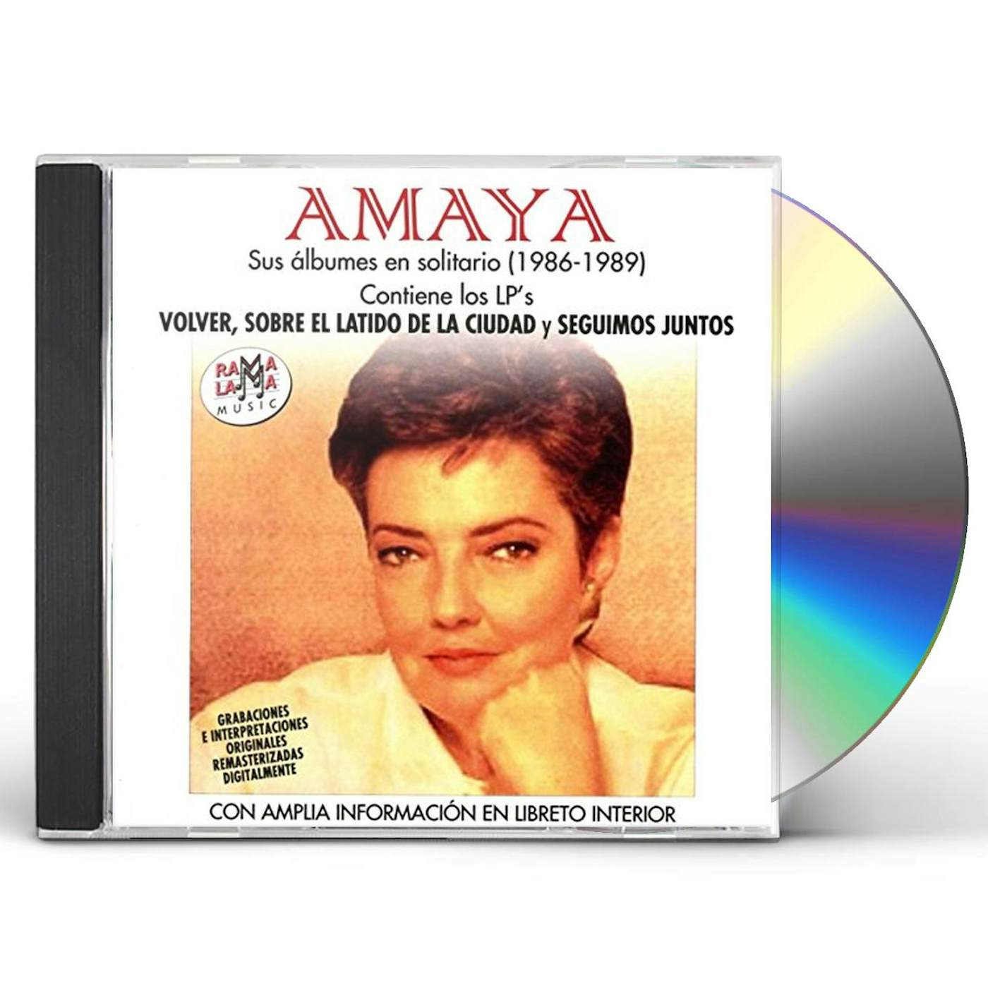Amaya SUS ALBUMES EN SOLITARIO (1986-1989) CD