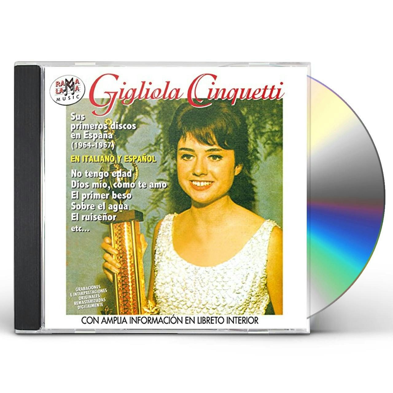 Gigliola Cinquetti SUS PRIMEROS DISCOS EN ESPANA (1964-1967) CD