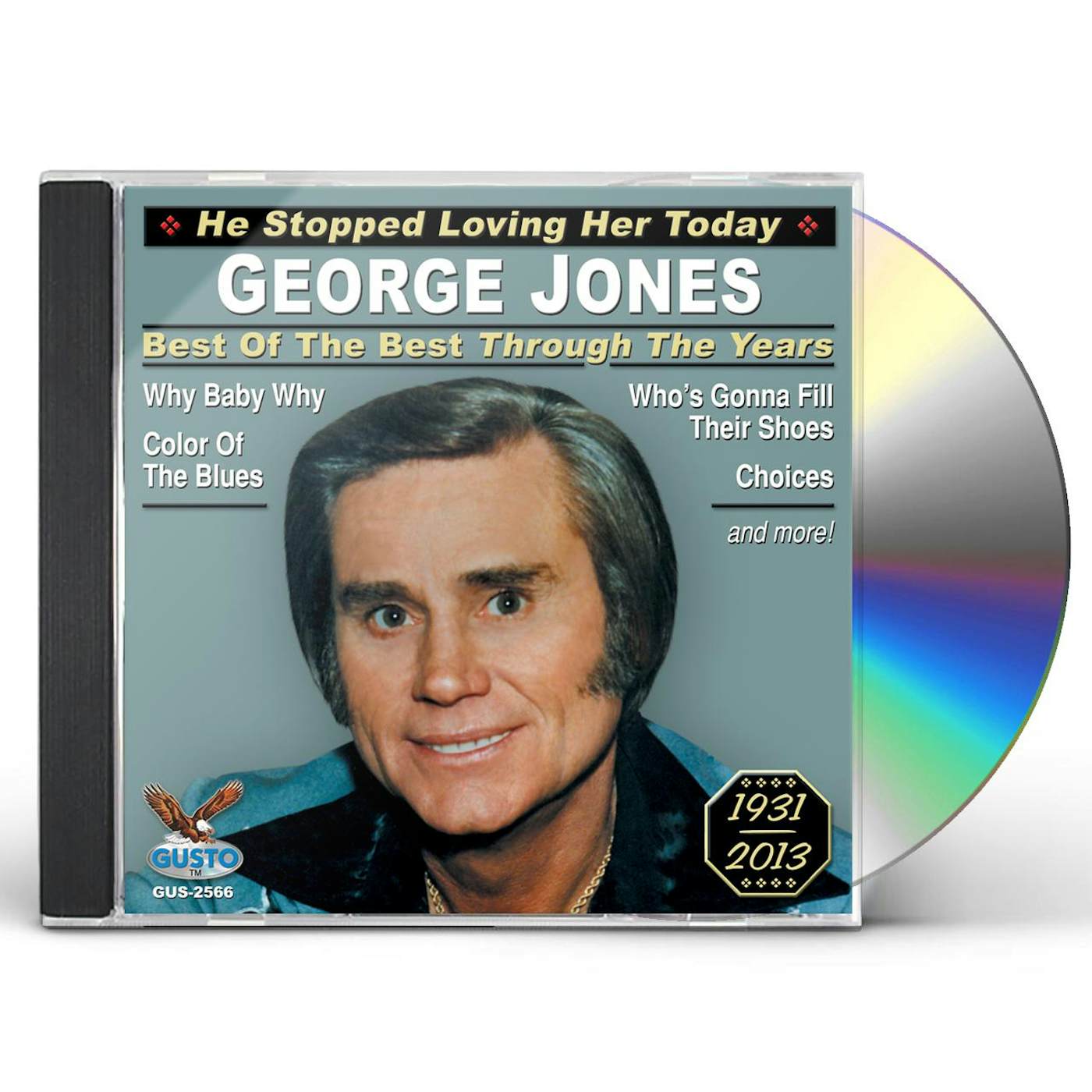 George Jones BEST OF THE BEST THROUGH THE YEARS CD