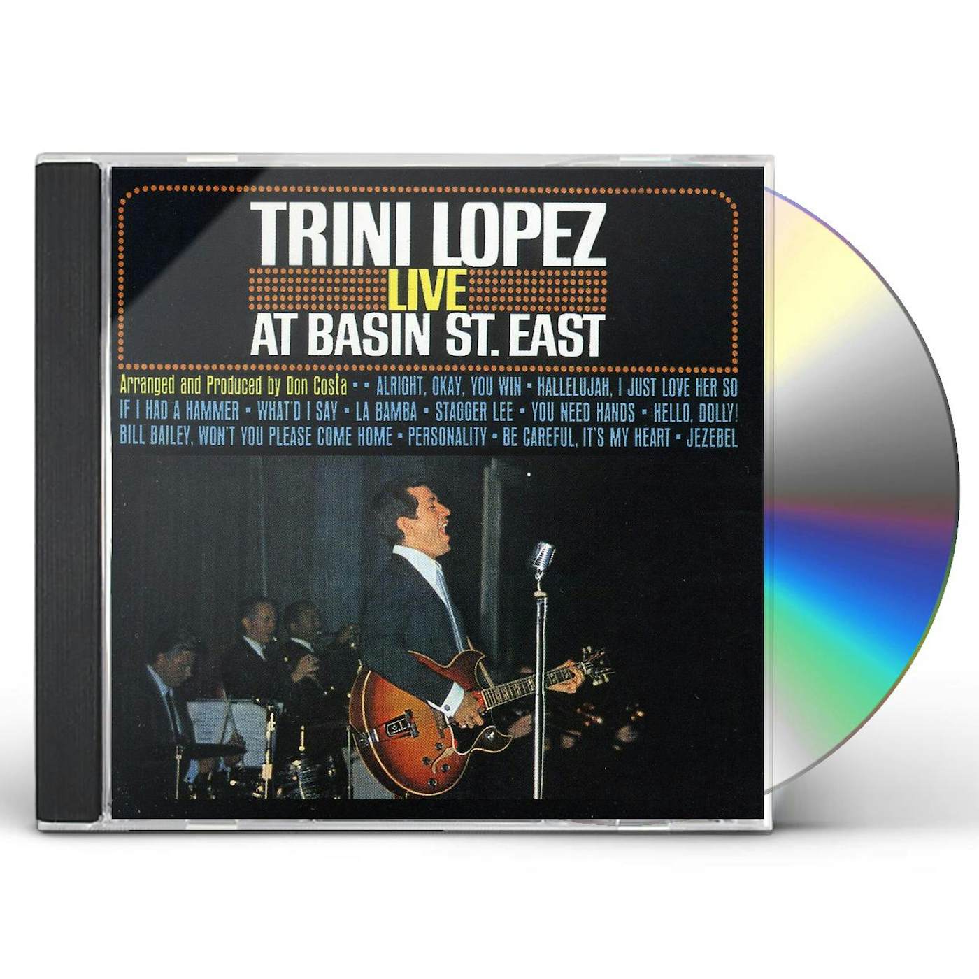 Trini Lopez LIVE AT BASIN STREET EAST CD