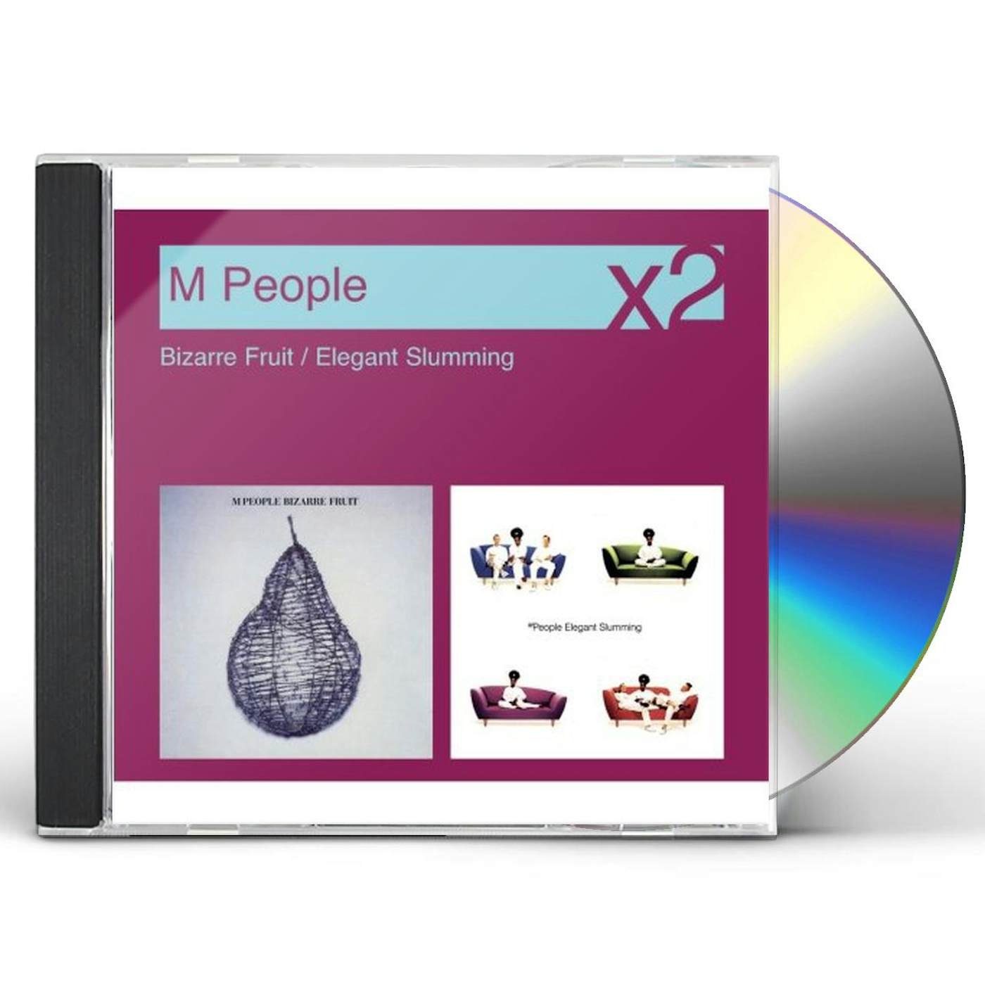 M People BIZARRE FRUIT / ELEGANT SLUMMING CD