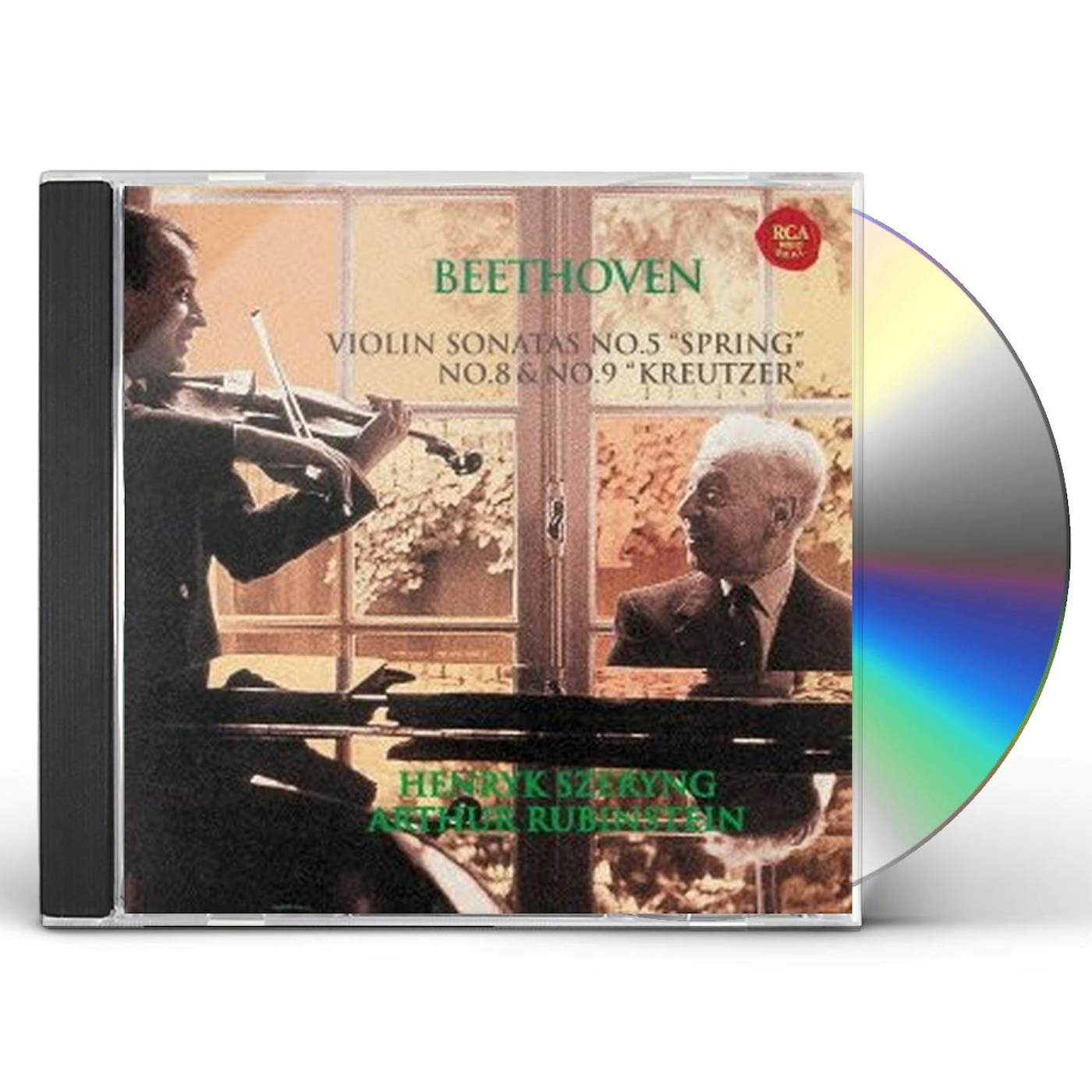 Henryk Szeryng BEETHOVEN: VIOLIN SONATAS 'SPRING''KREUTZER' CD