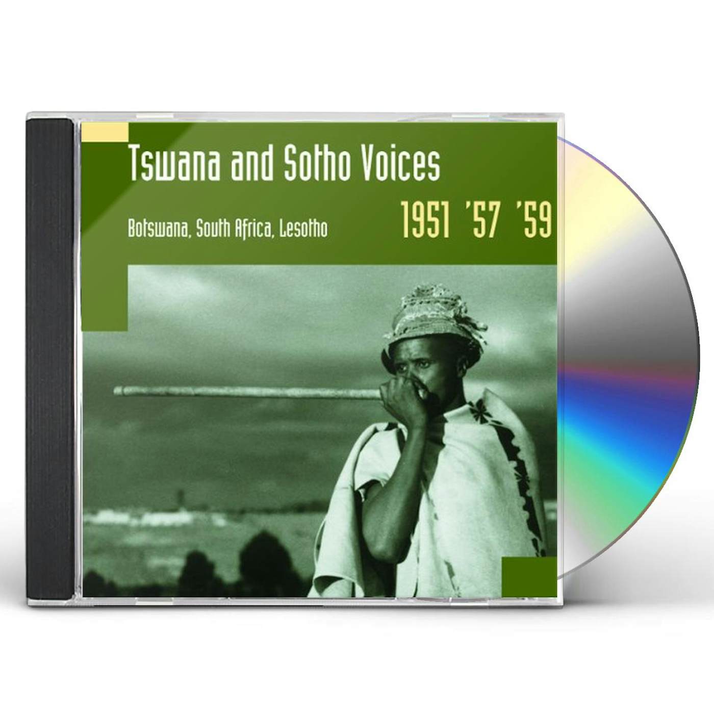 Hugh Tracey TSWANA & SOTHO VOICES: BOTSWANA SOUTH AFRICA CD