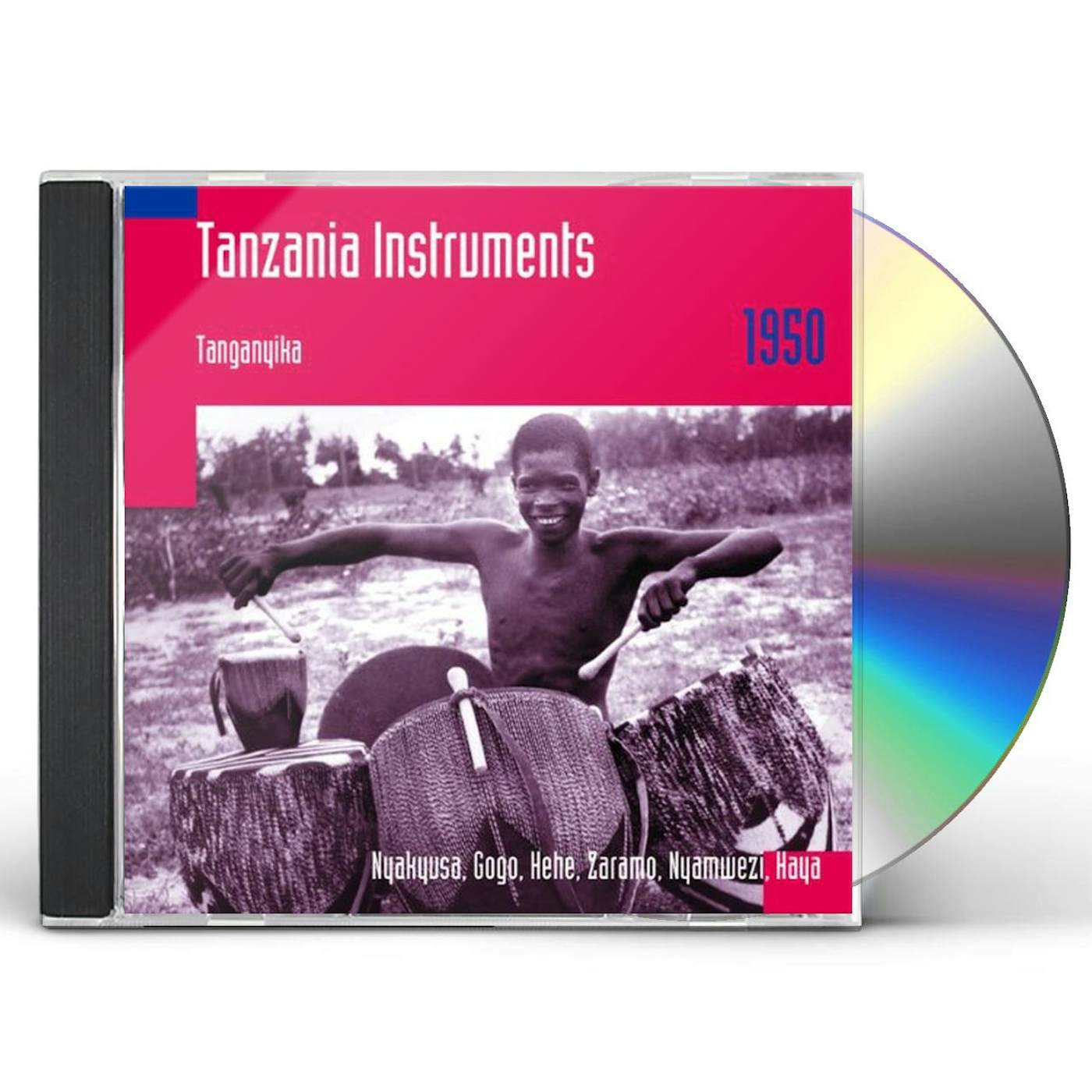 Hugh Tracey TANZANIA INSTRUMENTS: TANGANYIKA 1950 CD