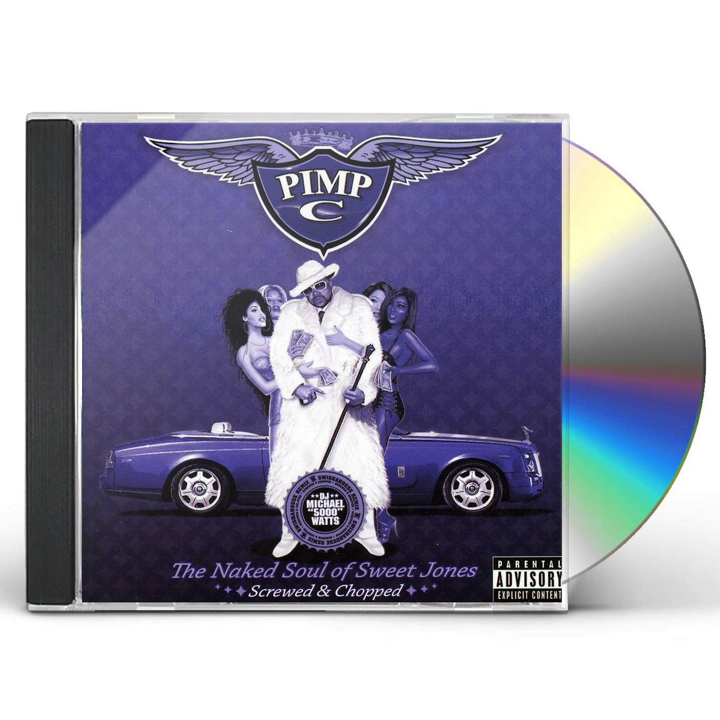 Pimp C NAKED SOUL OF SWEET JONES SWISHA HOUSE MIX CD
