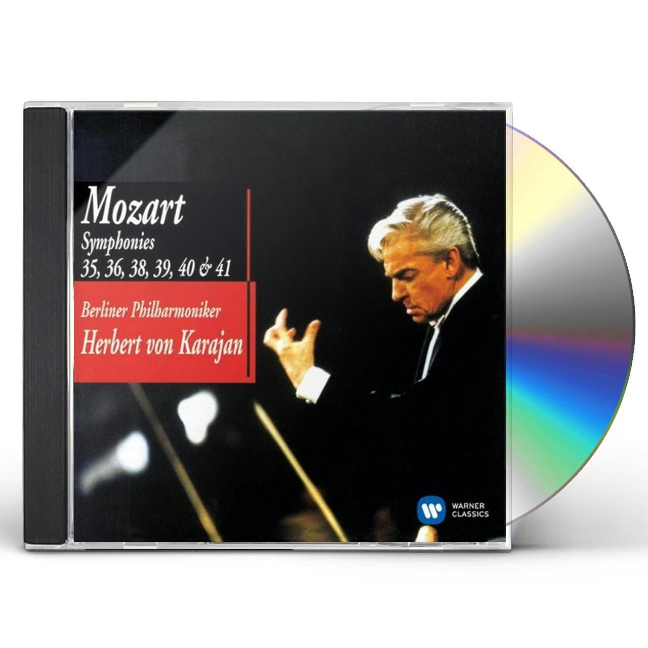 Herbert von Karajan MOZART SYMPHONIES 35 36 38 39 40 u0026 41 CD