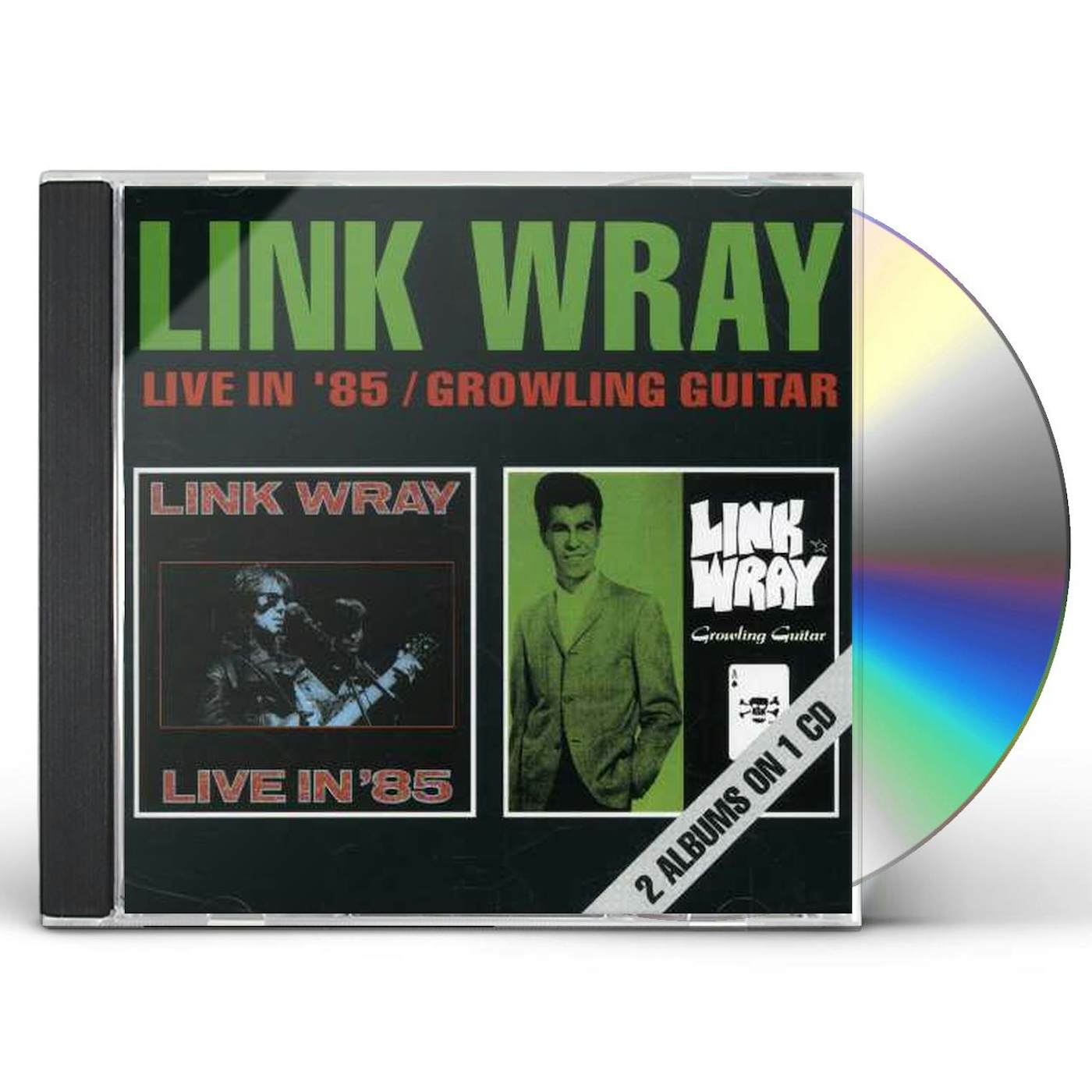 Link Wray LIVE IN '85 / GROWLING GUITAR CD