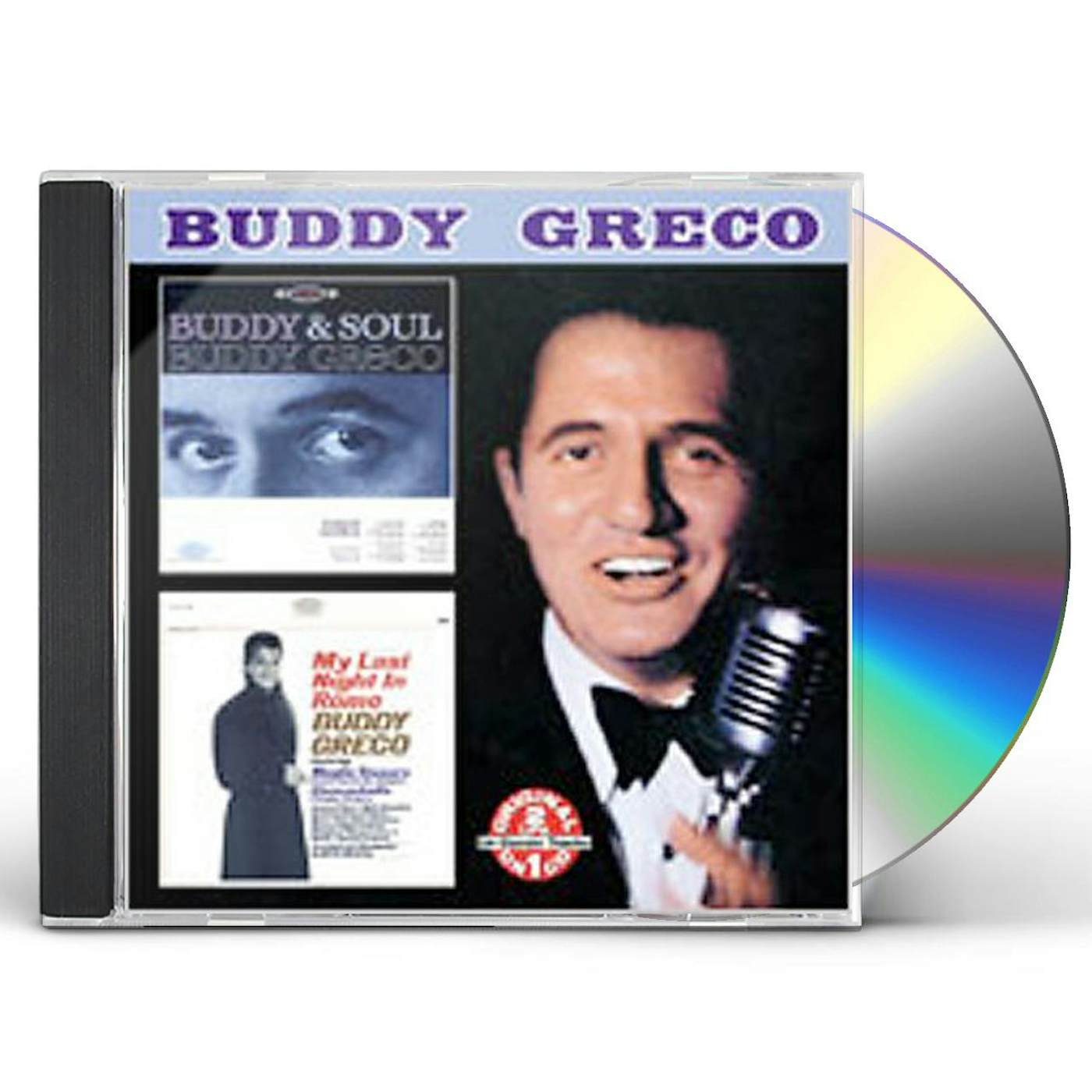 Buddy Greco BUDDY & SOUL / MY LAST NIGHT IN ROME CD