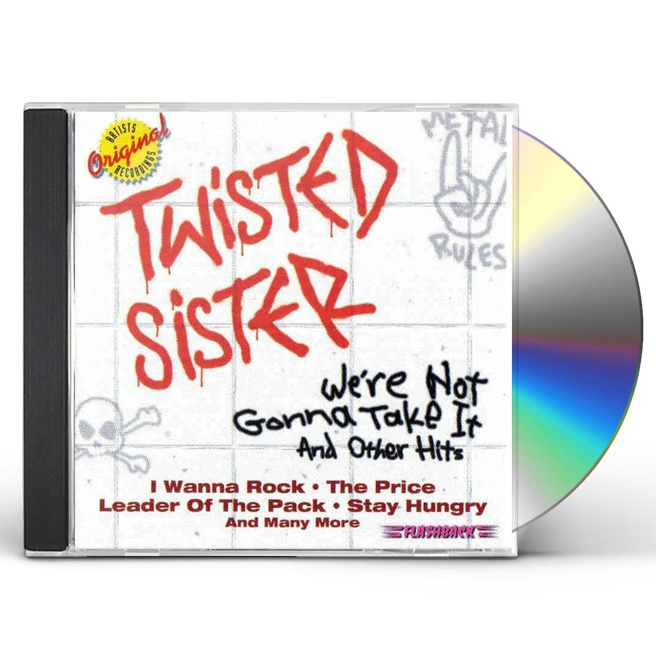 Twisted Sister WE'RE NOT GONNA TAKE IT CD