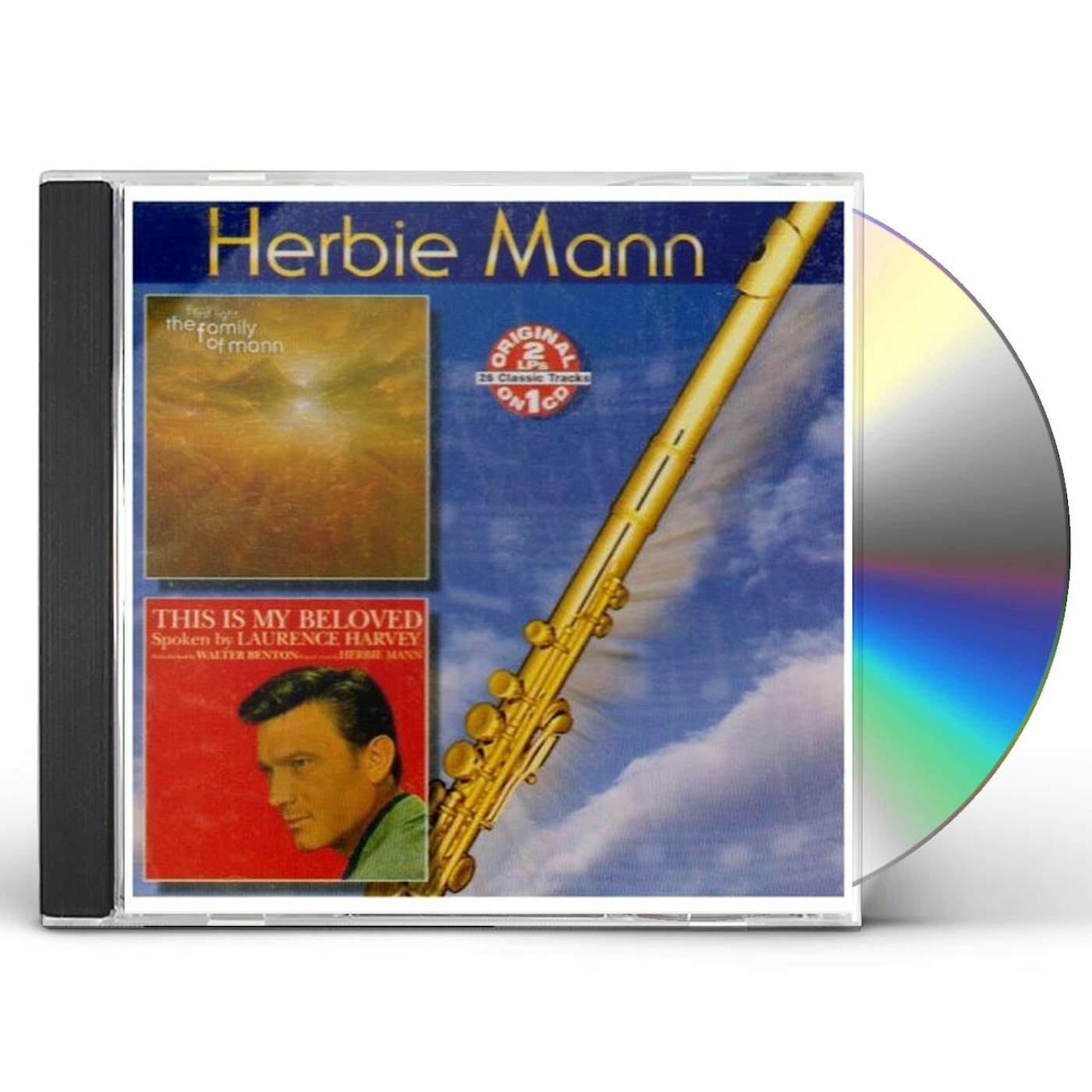Herbie Mann FAMILY OF MANN: FIRST LIGHT / THIS IS MY BELOVED CD