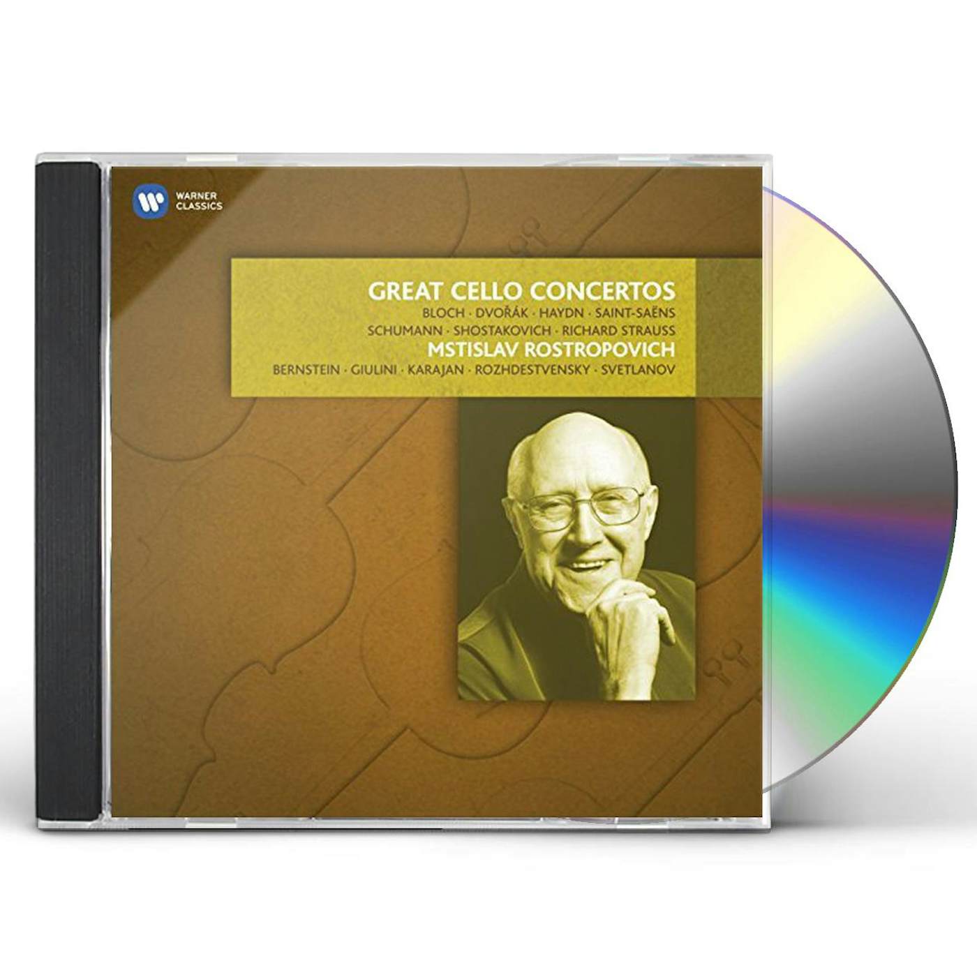 Mstislav Rostropovich GREAT CELLO CONCERTOS CD