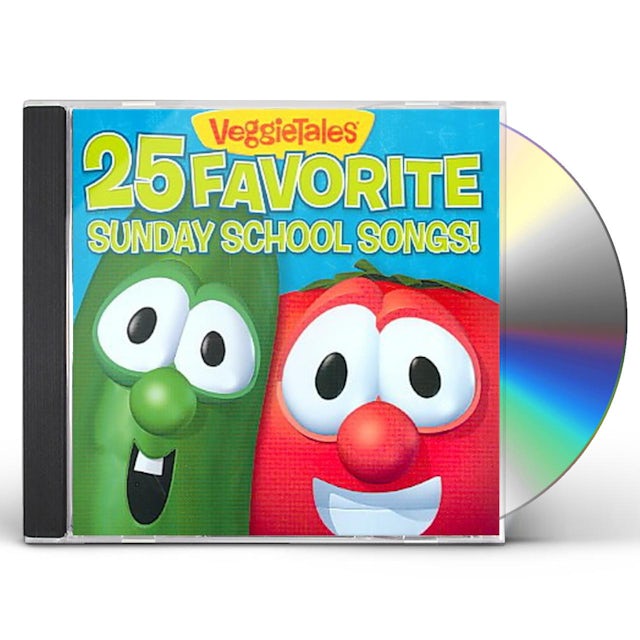 VeggieTales 25 FAVORITE SUNDAY SCHOOL SONGS CD veggietales-25-favorite-sunday-school-songs-cd