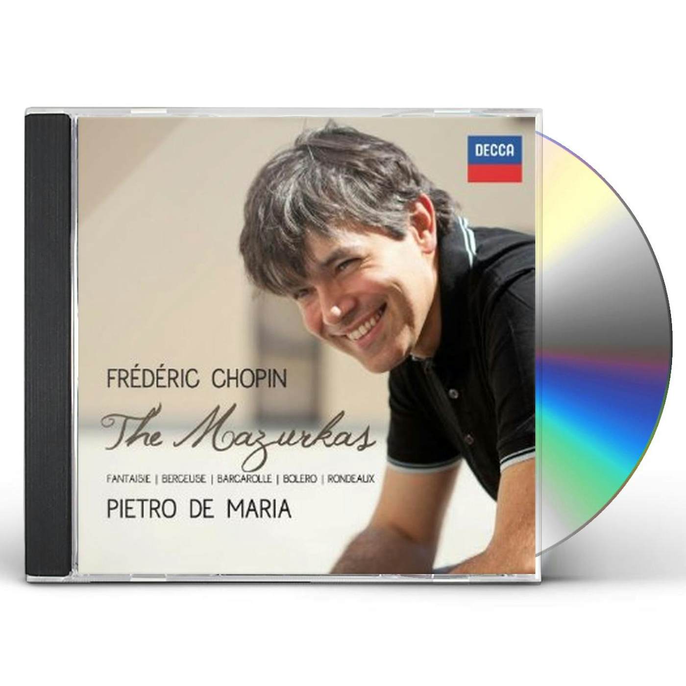 Frédéric Chopin MAZURCHE/FANTASIA/BERCEUSE/BOLERO/RONDEAUX/BARCARO CD