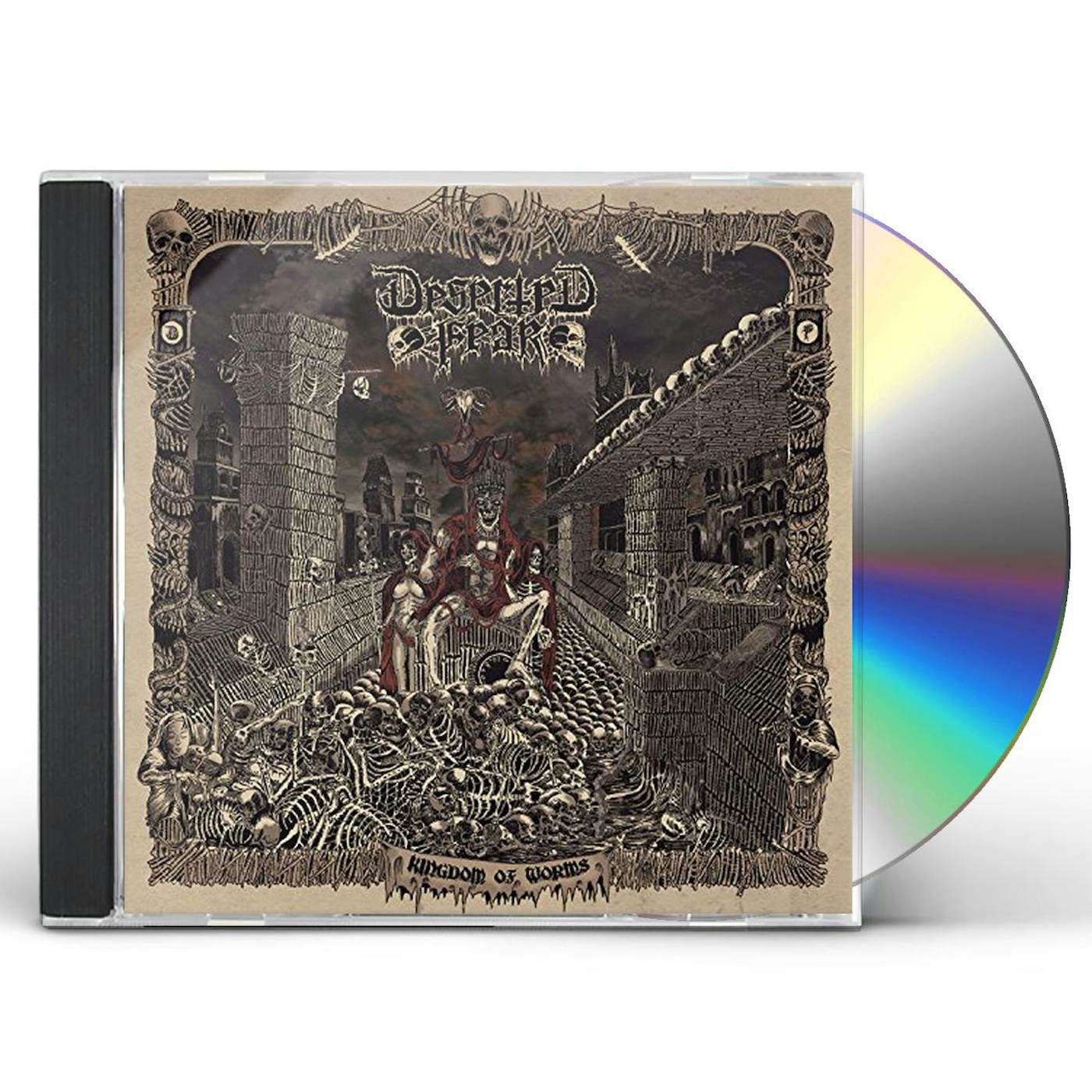 Deserted Fear KINGDOM OF WORMS (RE-ISSUE 2018) CD