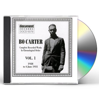 BO CARTER 1 1928-1931 CD