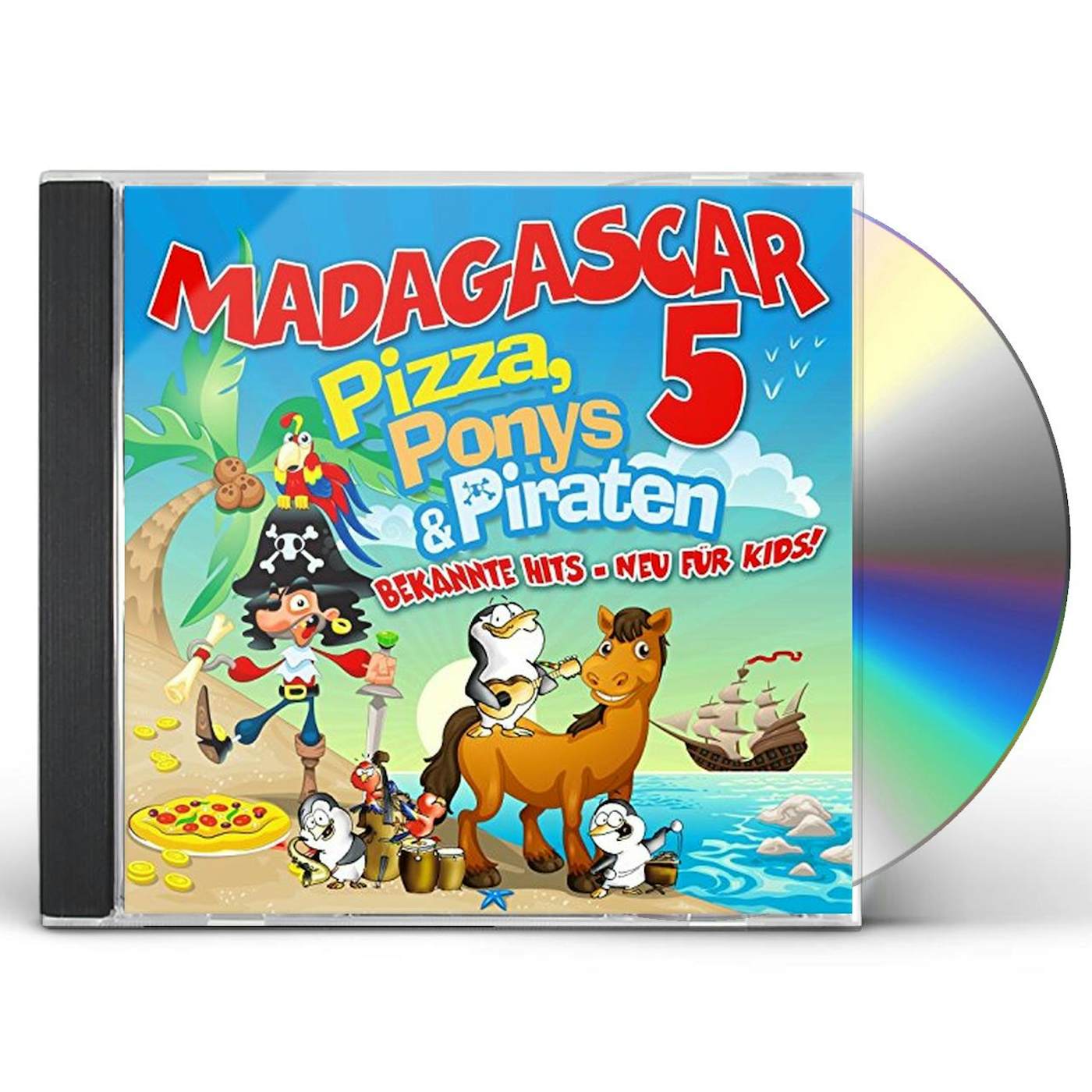 Madagascar 5 PIZZA PONYS & PIRATEN CD