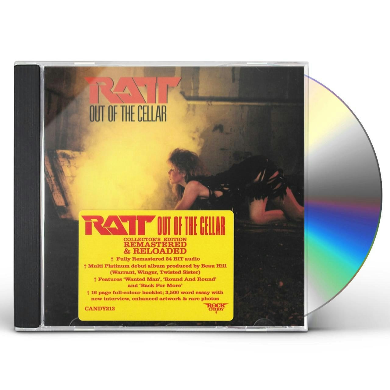 Ratt OUT OF THE CELLAR CD $19.99$17.99