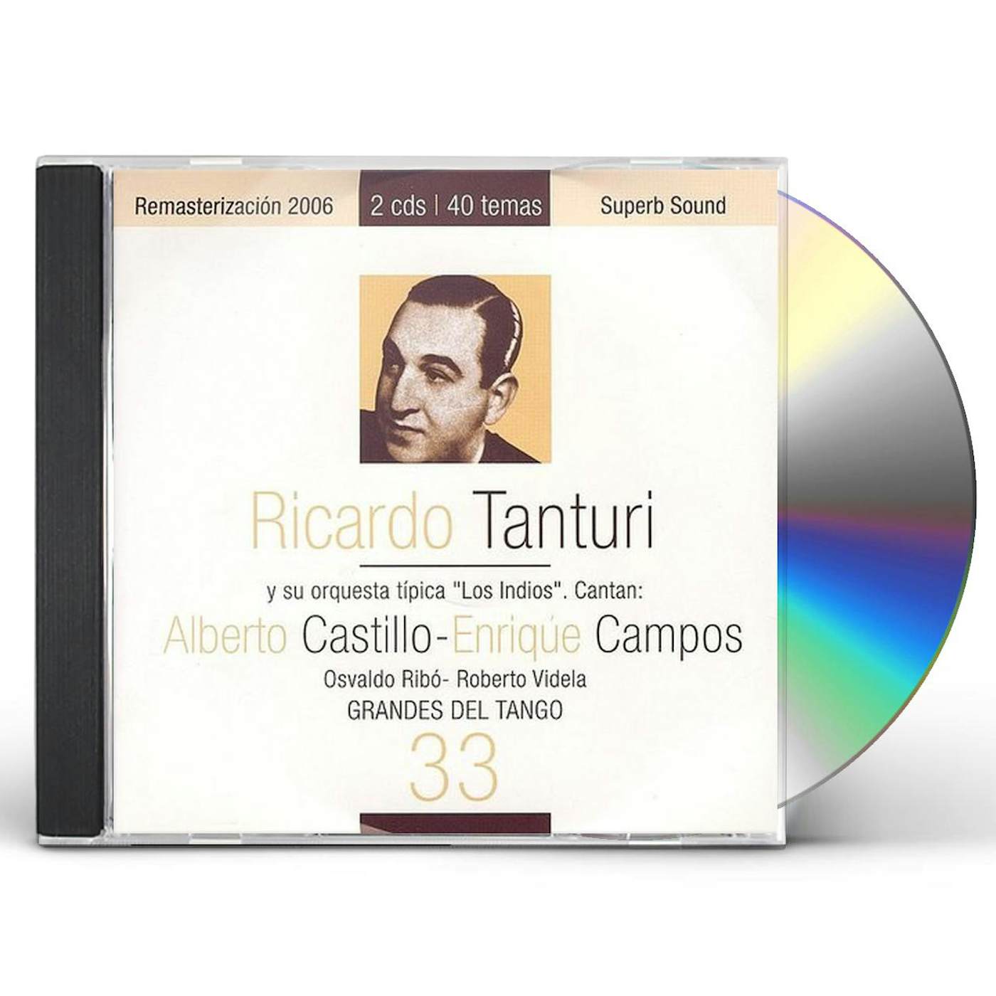 Ricardo Tanturi GRANDES DEL TANGO 33 CD
