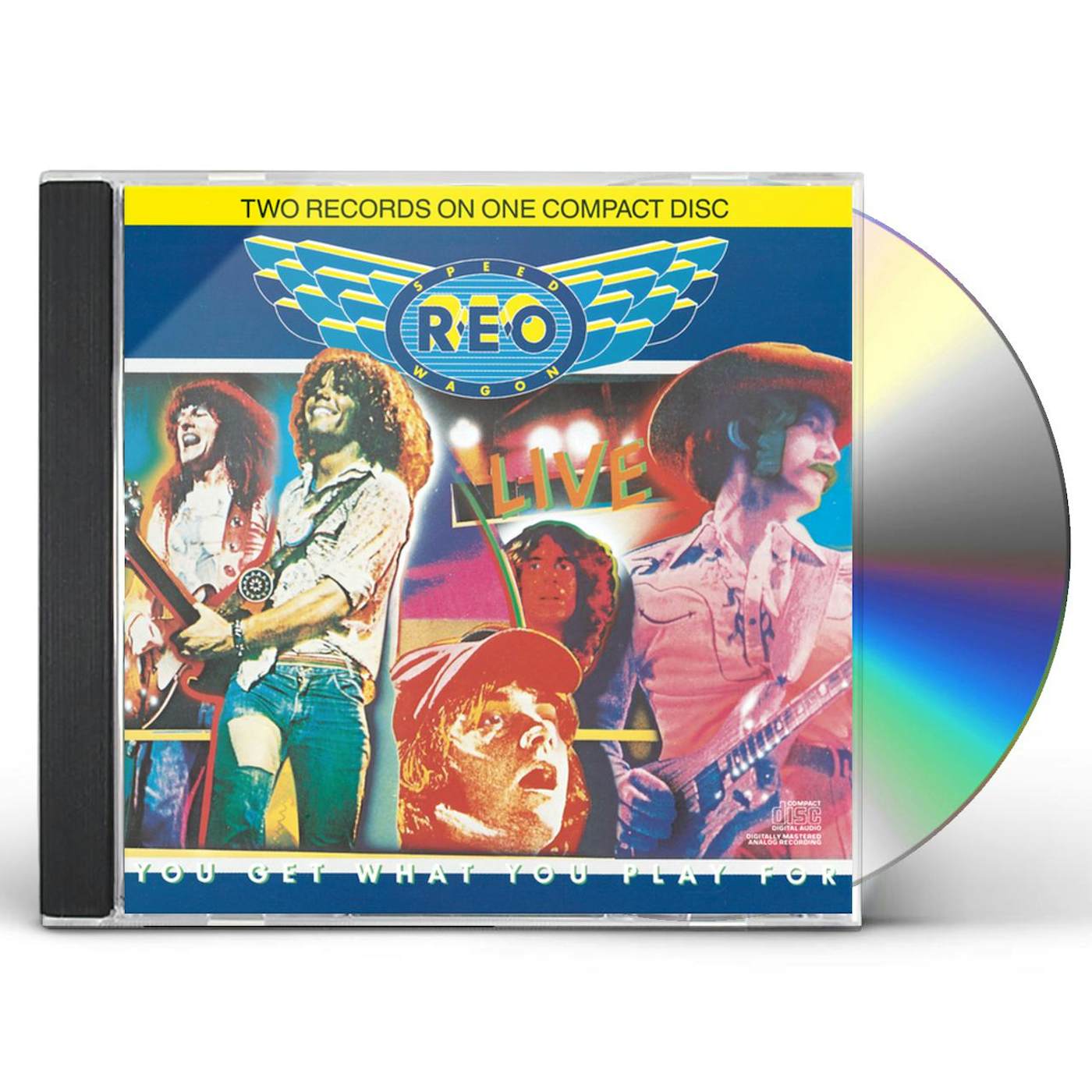 REO Speedwagon LIVE: YOU GET WHAT YOU PLAY FOR CD