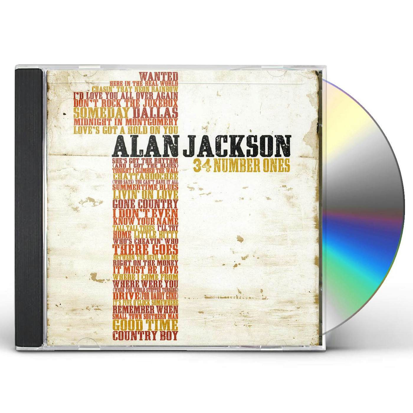 Alan Jackson 34 NUMBER ONES CD