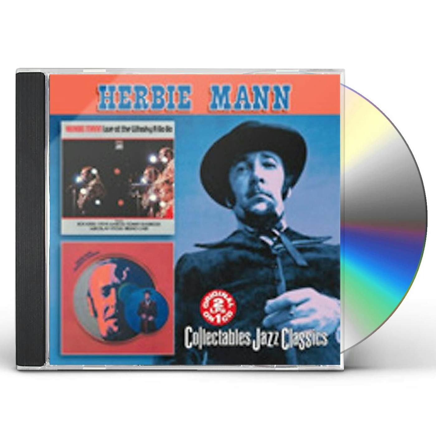 Herbie Mann LIVE AT THE WHISKEY A GO-GO / MISSISSIPPI GAMBLER CD