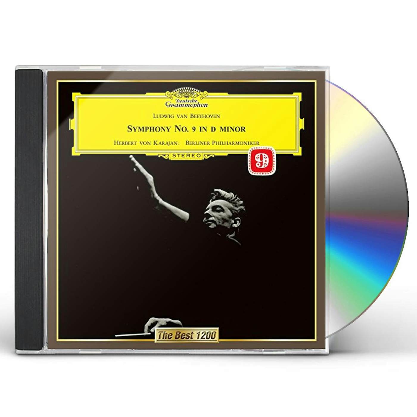 Herbert von Karajan BEETHOVEN: SYMPHONY NO. 9 CHORAL CD