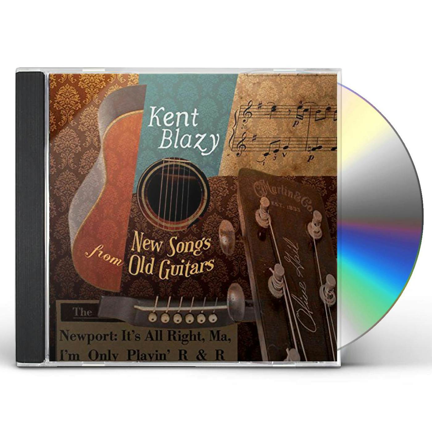 Kent Blazy NEW SONGS FROM OLD GUITARS CD