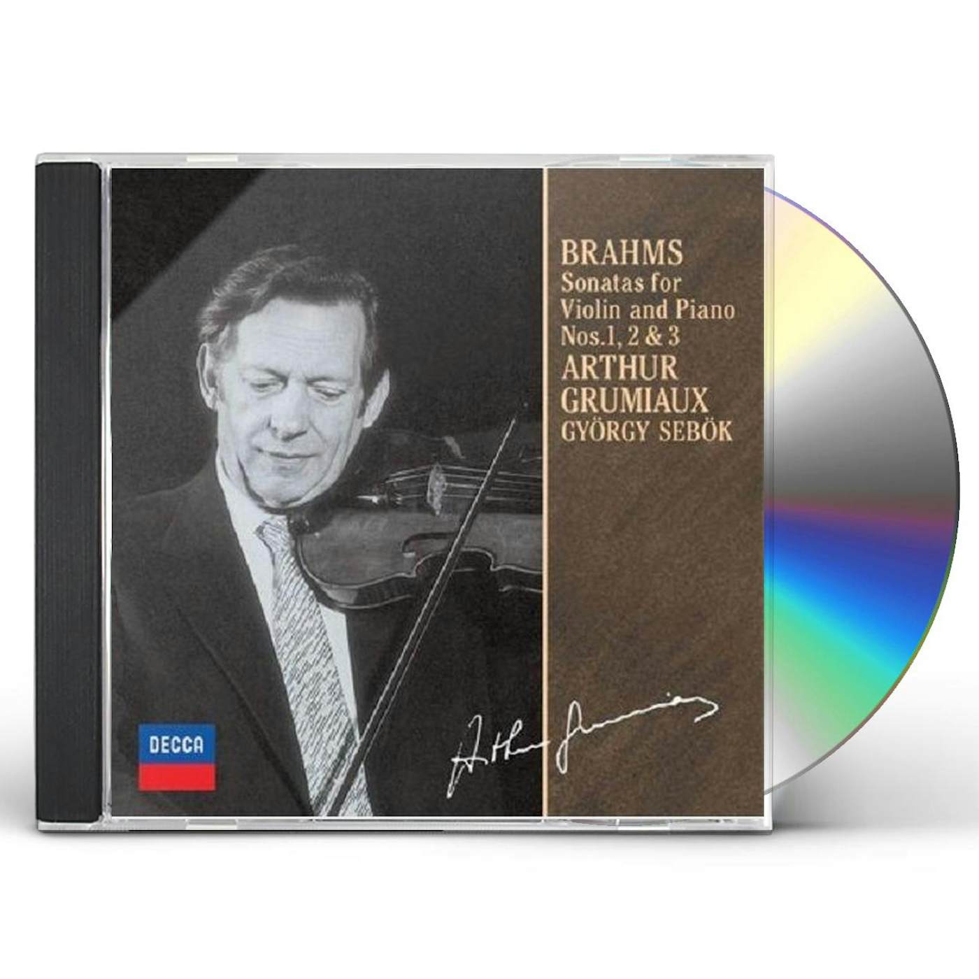 Brahms and Arthur Grumiaux  BRAHMS: VIOLIN SONATAS CD